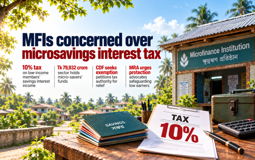 Tax on microsavings interest worries MFIs
